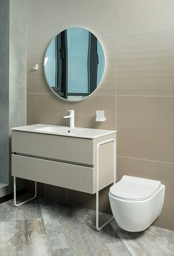 Тумба под раковину Armadi Art Vallessi 100x46cm Grey Stone 2 полки 837-100-GS Тумба под раковину Armadi Art Vallessi 100x46cm Grey Stone 2 полки 837-100-GS