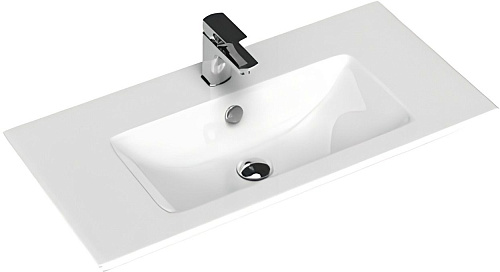 Тумба под раковину Aquanet Практика 80 00347965 белый глянец Тумба под раковину Aquanet Практика 80 00347965 белый глянец