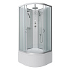 Картинка анонса товара «душевая кабина niagara classic ng-2308-14bkt (900х900х2100) высокий поддон (40см) стекло матовое 23081424bkt»
