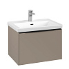 Картинка анонса товара «тумба под раковину villeroy &amp; boch subway 3.0 taupe / taupe c57501vm»