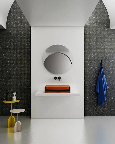 Раковина ABBER Kristall AT2803Opal прозрачная, накладная, коричневая Раковина ABBER Kristall AT2803Opal прозрачная, накладная, коричневая