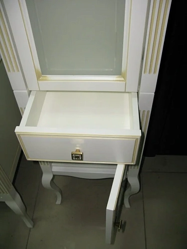 Шкаф-пенал Opadiris Лаура, белый с патиной, левый Z0000006525 Шкаф-пенал Opadiris Лаура, белый с патиной, левый Z0000006525