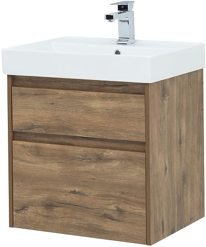 Тумба под раковину Aquanet Nova Lite 60 дуб рустикальный (2 ящика) 00249512 Тумба под раковину Aquanet Nova Lite 60 дуб рустикальный (2 ящика) 00249512