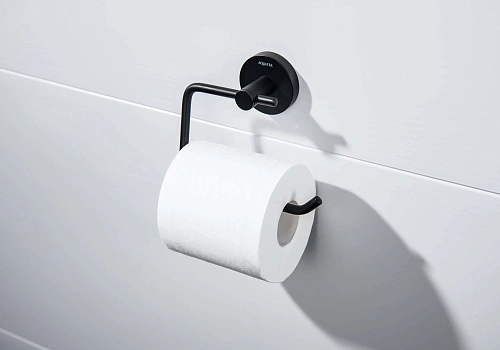 Держатель туалетной бумаги Aquatek ЕВРОПА AQ4118MB черный матовый Держатель туалетной бумаги Aquatek ЕВРОПА AQ4118MB черный матовый