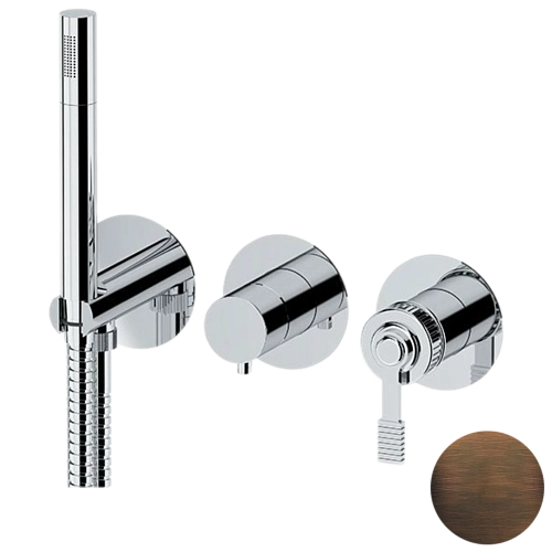 Смеситель для душа Remer Atelier AL97D2PWBBR, бронза масляная Смеситель для душа Remer Atelier AL97D2PWBBR, бронза масляная