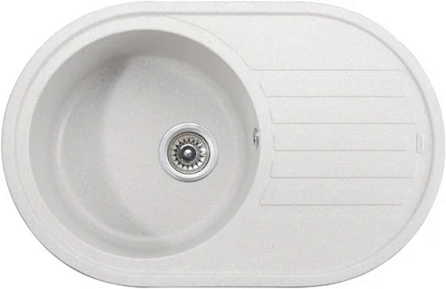 Кухонная мойка Kaiser Белая (овальная) KGM-7750-W Кухонная мойка Kaiser Белая (овальная) KGM-7750-W
