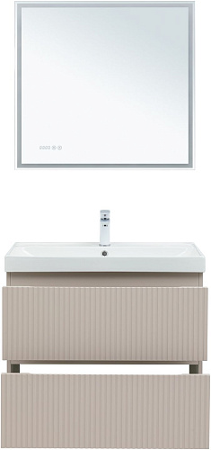 Тумба под раковину Aquanet Джейн Flat 80 00343977 бежевый Тумба под раковину Aquanet Джейн Flat 80 00343977 бежевый