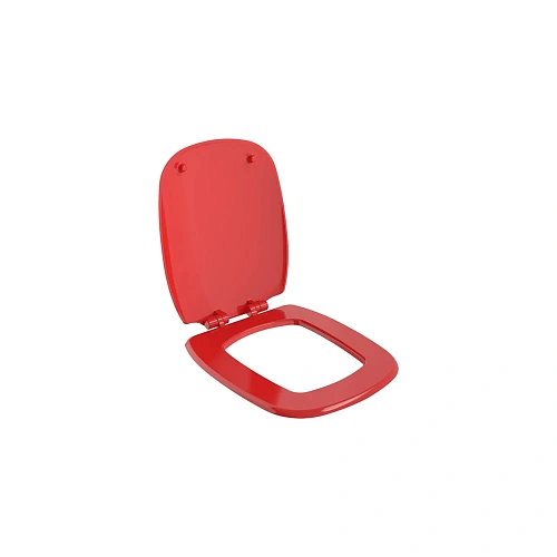 Крышка-сиденье Ambassador Diamond 122T21101 (толстое) КРАСНОЕ Крышка-сиденье Ambassador Diamond 122T21101 (толстое) КРАСНОЕ