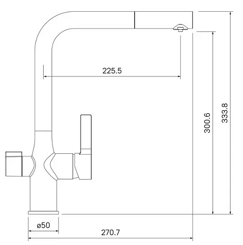 Смеситель для кухни IDDIS Pure PURSBFLi05 под фильтр, хром Смеситель для кухни IDDIS Pure PURSBFLi05 под фильтр, хром