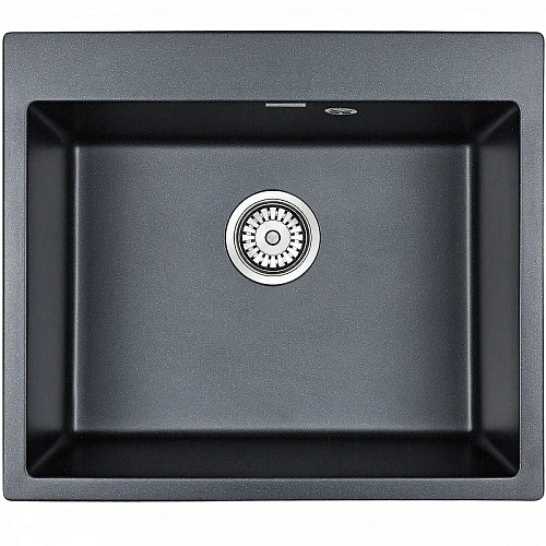 Кухонная мойка Paulmark KANTE 60 PM106052-AN, антрацит, 600х520 мм Кухонная мойка Paulmark KANTE 60 PM106052-AN, антрацит, 600х520 мм