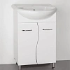 Тумба под раковину Style Line Уют 55, напольная, белая, ЛС-000010055 Тумба под раковину Style Line Уют 55, напольная, белая, ЛС-000010055