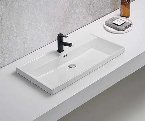 Раковина Gid 5580s 71167 встраиваемая сверху белая 81x46.5x15 Раковина Gid 5580s 71167 встраиваемая сверху белая 81x46.5x15