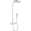 Картинка анонса товара «душевая система hansgrohe raindance e с термостатом showerpipe 360 1jet ecosmart 9 л/мин. 27286000, »