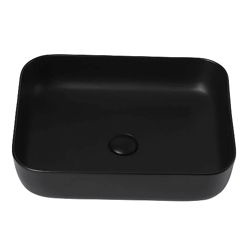 Раковина ABBER Rechteck AC2202MB накладная, черная матовая Раковина ABBER Rechteck AC2202MB накладная, черная матовая