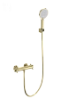 Смеситель для душа Wonzon & Woghand с термостатом, брашированное золото (WW-B2048-A-BG) Смеситель для душа Wonzon & Woghand с термостатом, брашированное золото (WW-B2048-A-BG)