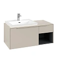 Тумба под раковину Villeroy & Boch Subway 3.0 с подсветкой Cashmere Grey / Cashmere Grey C572L2VN Тумба под раковину Villeroy & Boch Subway 3.0 с подсветкой Cashmere Grey / Cashmere Grey C572L2VN