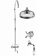 Душевая система CEZARES NOSTALGIA-CVF2-01-M Душевая система CEZARES NOSTALGIA-CVF2-01-M
