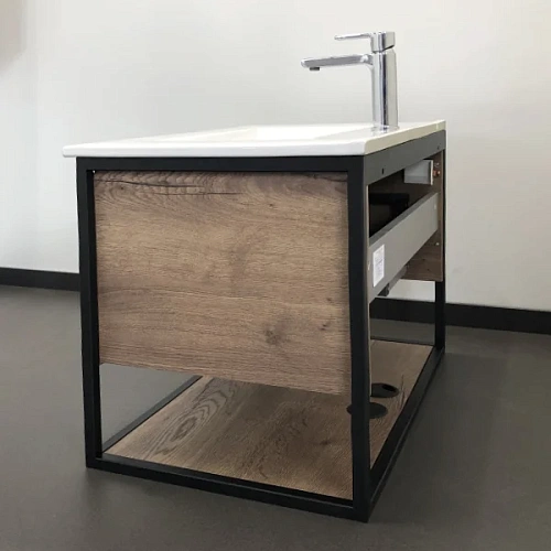 Тумба с раковиной Comforty Бонн-75 00-00006487 дуб темный раковина Comforty 75E Тумба с раковиной Comforty Бонн-75 00-00006487 дуб темный раковина Comforty 75E