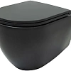 Унитаз подвесной Allen Brau Reality 4.32006.31 с крышкой, черный матовый Унитаз подвесной Allen Brau Reality 4.32006.31 с крышкой, черный матовый