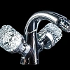 Смеситель для биде Boheme CRYSTAL хром (двуручковый) 276-CRST Смеситель для биде Boheme CRYSTAL хром (двуручковый) 276-CRST