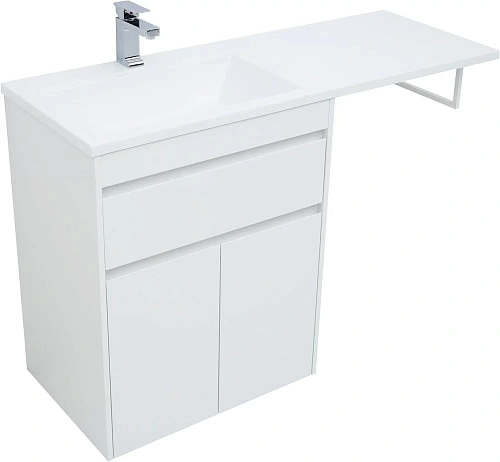 Тумба под раковину Aquanet Токио 68 белый (напольная, 1 ящик, 2 дверцы) 00237746 Тумба под раковину Aquanet Токио 68 белый (напольная, 1 ящик, 2 дверцы) 00237746