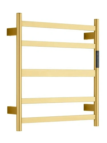 Полотенцесушитель электрический Raglo R350.01.03 настенный сенсорный с терморегулятором, сатин золотой Полотенцесушитель электрический Raglo R350.01.03 настенный сенсорный с терморегулятором, сатин золотой