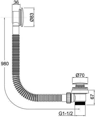 Слив-перелив Allen Brau Priority 5.31027-00 Слив-перелив Allen Brau Priority 5.31027-00