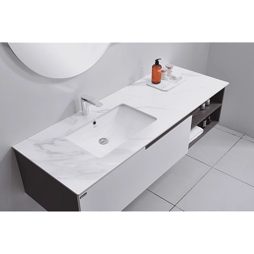 Тумба с раковиной Orans BC-1131-1500L раковина, цвет: MFC 073 (1500x550x350) 11311500L Тумба с раковиной Orans BC-1131-1500L раковина, цвет: MFC 073 (1500x550x350) 11311500L