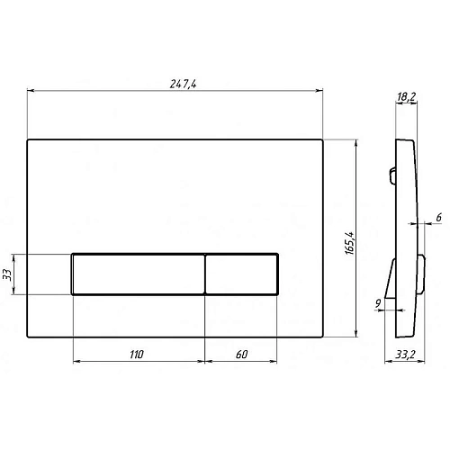 Инсталляция для унитаза BERGES АТОМ Line 410 кнопка черная SoftTouch 040340 Инсталляция для унитаза BERGES АТОМ Line 410 кнопка черная SoftTouch 040340