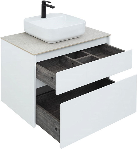 Тумба под раковину Aquanet Nova Lite 75 белый (2 ящика) 00242272 Тумба под раковину Aquanet Nova Lite 75 белый (2 ящика) 00242272