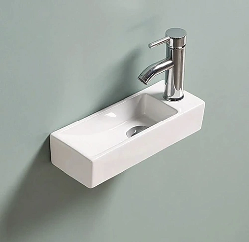 Раковина Gid N9271L 61128L подвесная белая 38x14.5x8 Раковина Gid N9271L 61128L подвесная белая 38x14.5x8