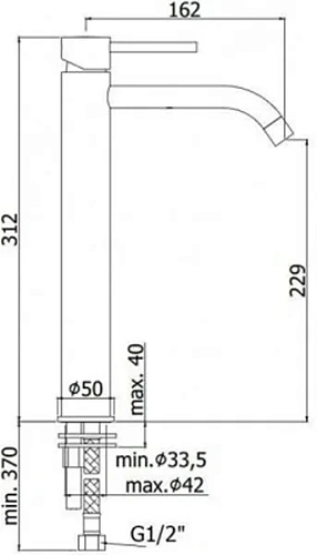 Смеситель для раковины Paffoni Light LIG081ST Смеситель для раковины Paffoni Light LIG081ST