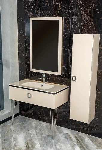 Шкаф-пенал Armadi Art LUCIDO 772-CP капучино RAL1019 Шкаф-пенал Armadi Art LUCIDO 772-CP капучино RAL1019