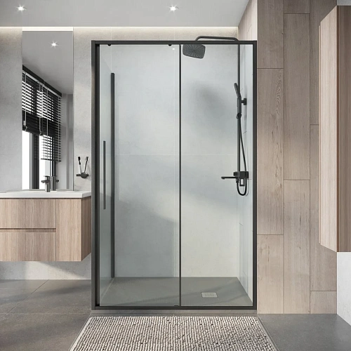 Душевой уголок Niagara Nova NG-34-10AGR-A80GR-34 (100х80х195) прямоугольник, раздвижная, графит, стекло прозрачное Душевой уголок Niagara Nova NG-34-10AGR-A80GR-34 (100х80х195) прямоугольник, раздвижная, графит, стекло прозрачное