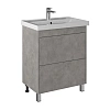 Тумба под раковину BRIZ Риччи т8-70 под раковину Фостер 360 03-08070-06 00 БТН светло - серый