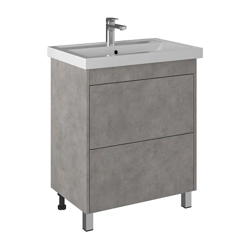 Тумба под раковину BRIZ Риччи т8-70 под раковину Фостер 360 03-08070-06 00 БТН светло - серый Тумба под раковину BRIZ Риччи т8-70 под раковину Фостер 360 03-08070-06 00 БТН светло - серый