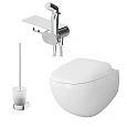 Унитаз подвесной AM.PM Sensation CK30H0904W с гигиеническим душем с сиденьем Унитаз подвесной AM.PM Sensation CK30H0904W с гигиеническим душем с сиденьем