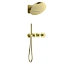 Душевая система Timo Saona SX-2329/17SM встраиваемая с термостатом золото матовое