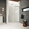 Душевая дверь Vegas-glass ZP Protec 120 04 crystalvision 1200 мм, профиль никель, стекло crystalvision