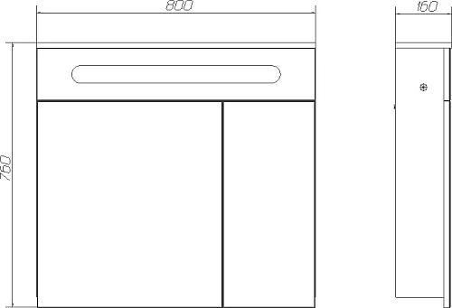 Комплект мебели DIWO Коломна 80, подвесная, белая, российская (гарнитур, мебель) 462695 Комплект мебели DIWO Коломна 80, подвесная, белая, российская (гарнитур, мебель) 462695