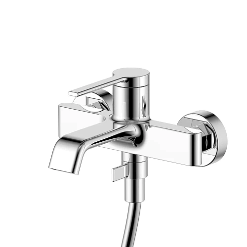 Смеситель для ванны AQUAme Asti AQM6412CR с душевым набором, 3 режима, Хром Смеситель для ванны AQUAme Asti AQM6412CR с душевым набором, 3 режима, Хром