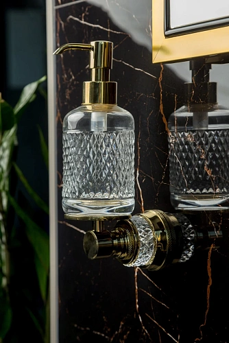 Дозатор жидкого мыла Boheme AURA Gold 10247-G Дозатор жидкого мыла Boheme AURA Gold 10247-G