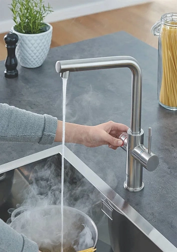 Смеситель для кухни GROHE Red Duo New с функцией кипячения воды (Водонагреватель L-size в комплекте) 30325DC1 Смеситель для кухни GROHE Red Duo New с функцией кипячения воды (Водонагреватель L-size в комплекте) 30325DC1