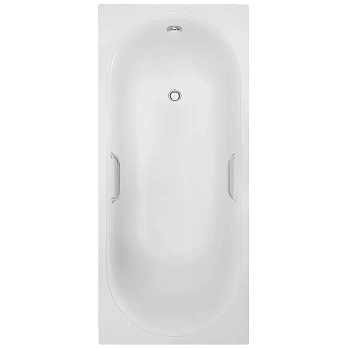 Ванна из искусственного камня Delice Dolce 170х80 DLR330060R-G глянцевая с ручками хром Ванна из искусственного камня Delice Dolce 170х80 DLR330060R-G глянцевая с ручками хром