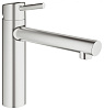 Картинка анонса товара «смеситель для кухни grohe concetto со средним изливом, суперсталь (31128dc1)»
