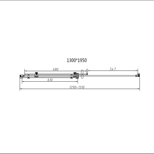 Душевая дверь Vincea Como-N VDS-4CN130CL, 1300, хром, стекло прозрачное Душевая дверь Vincea Como-N VDS-4CN130CL, 1300, хром, стекло прозрачное