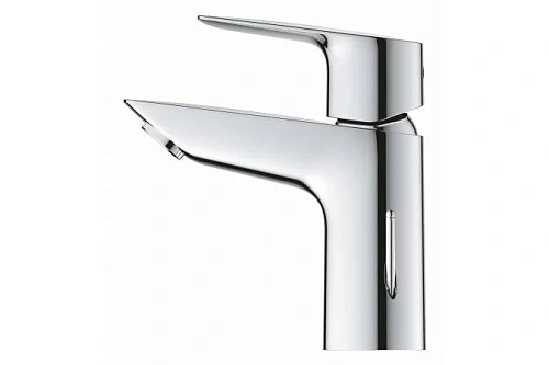Смеситель для раковины GROHE BauEdge с рычажным донным клапаном, размер S, хром (23559001) Смеситель для раковины GROHE BauEdge с рычажным донным клапаном, размер S, хром (23559001)
