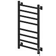 Полотенцесушитель электрический Ника STEP-1 80/40 RAL9005 черный матовый правый тэн STEP-1 80/40 черн мат прав Полотенцесушитель электрический Ника STEP-1 80/40 RAL9005 черный матовый правый тэн STEP-1 80/40 черн мат прав