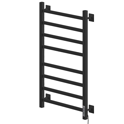Полотенцесушитель электрический Ника STEP-1 80/40 RAL9005 черный матовый правый тэн STEP-1 80/40 черн мат прав Полотенцесушитель электрический Ника STEP-1 80/40 RAL9005 черный матовый правый тэн STEP-1 80/40 черн мат прав