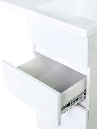 Тумба с раковиной Orange Sistema ST-40TUW+RAR напольная, правая 100 см под стиральную машину, белый Тумба с раковиной Orange Sistema ST-40TUW+RAR напольная, правая 100 см под стиральную машину, белый